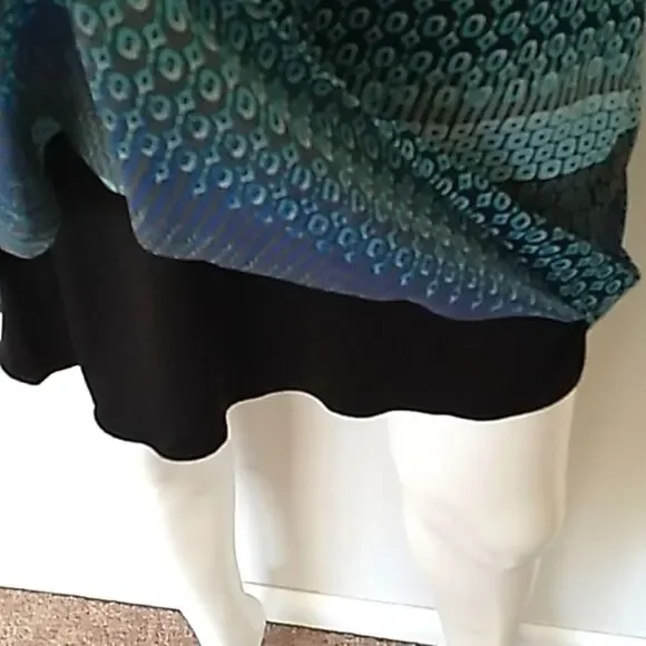 Speechless Long Slleeve Sheer Peek A Boo Back Dress. - Picture 4 of 12